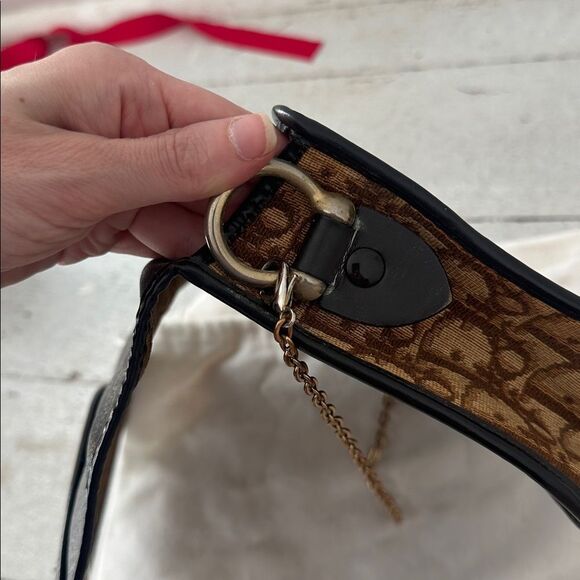 Authentic Vintage Christian Dior Monogram Shoulder/Crossbody Handbag - Picture 12 of 13